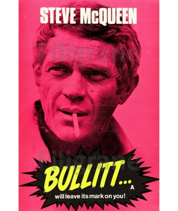 BULLITT  FILM  MC QUEEN Rtvv POSTER/REPRODUCTION  d1 AFFICHE VINTAGE les ligaments