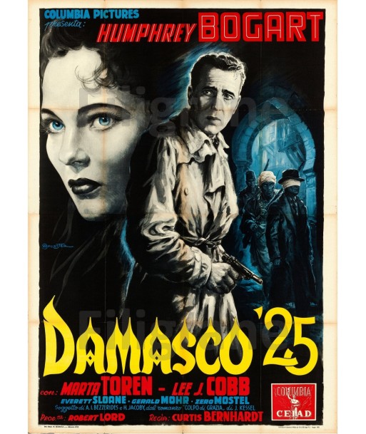 DAMASCO 25  FILM Rjwz POSTER/REPRODUCTION  d1 AFFICHE VINTAGE suggérées chez