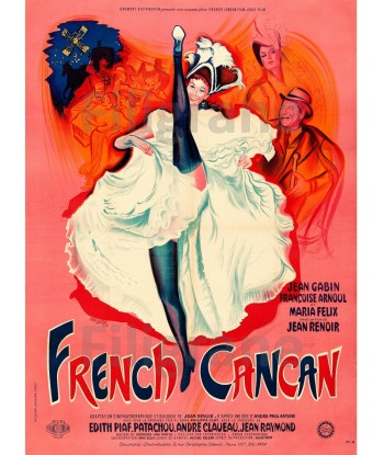 FRENCH CANCAN  FILM Renf POSTER/REPRODUCTION  d1 AFFICHE VINTAGE des créatures d'habitude