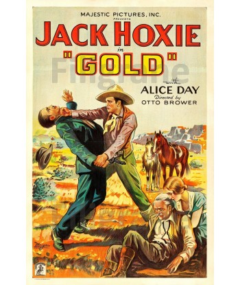 GOLD  Jack HOXIE FILM Razz POSTER/REPRODUCTION  d1 AFFICHE VINTAGE meilleur choix