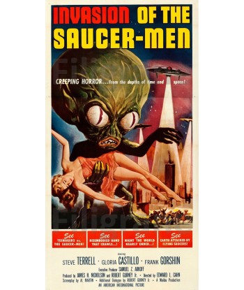 INVASION SAUCER MEN FILM Rrgs POSTER/REPRODUCTION  d1 AFFICHE VINTAGE acheter