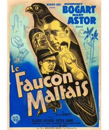 Le FAUCON MALTAIS  FILM Rnzt POSTER/REPRODUCTION  d1 AFFICHE VINTAGE le des métaux précieux