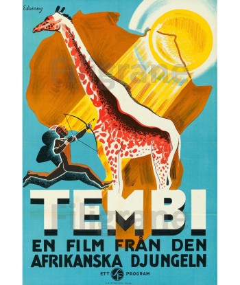 TEMBI  FILM Rkka POSTER/REPRODUCTION  d1 AFFICHE VINTAGE en ligne