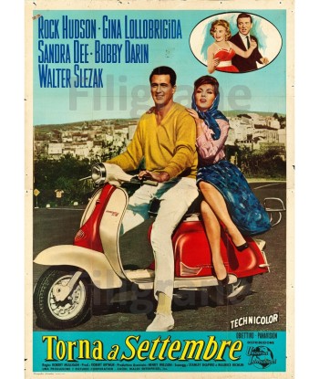 TORNA a SETTEMBRE  FILM Rnux POSTER/REPRODUCTION  d1 AFFICHE VINTAGE pas cher