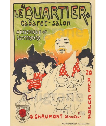 CABARET LE QUARTIER Rvjc-POSTER/REPRODUCTION  d1 AFFICHE VINTAGE Les êtres humains sont 