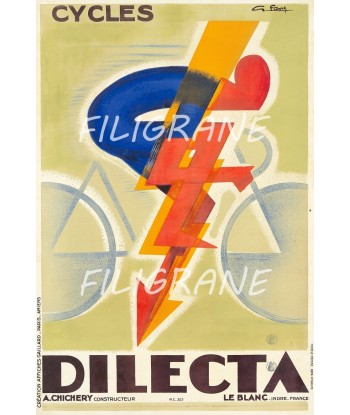 DILECTA VéLO/CYCLES Repv-POSTER/REPRODUCTION  d1 AFFICHE VINTAGE 50% de réduction en Octobre 2024