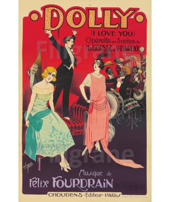 DOLLY OpéRETTE Rpia-POSTER/REPRODUCTION  d1 AFFICHE VINTAGE store