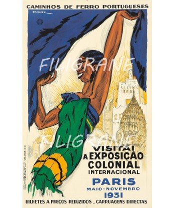 EXPO COLONIALE PARIS 1931 Rzsj-POSTER/REPRODUCTION  d1 AFFICHE VINTAGE paiement sécurisé