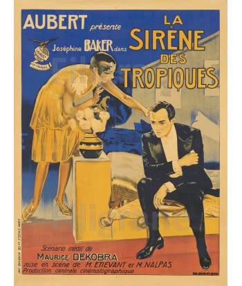 FILM LA SIRèNE des TROPIQUES Rzdk-POSTER/REPRODUCTION  d1 AFFICHE VINTAGE suggérées chez