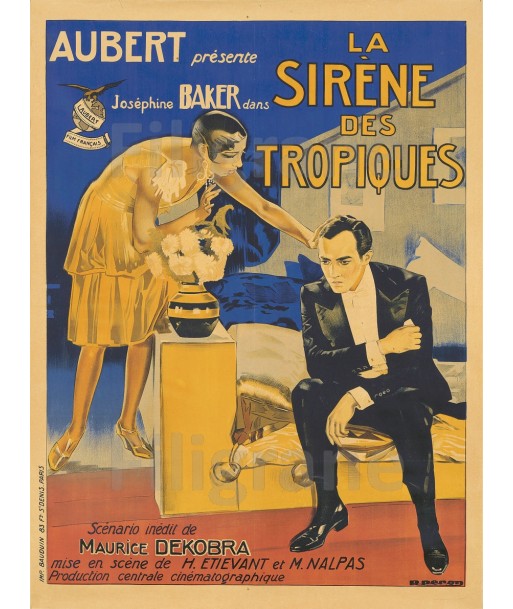 FILM LA SIRèNE des TROPIQUES Rzdk-POSTER/REPRODUCTION  d1 AFFICHE VINTAGE suggérées chez