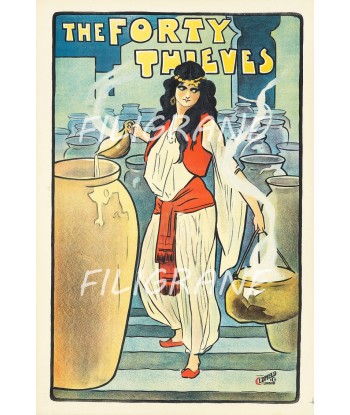 FILM THE FORTY THIEVES Rlhz-POSTER/REPRODUCTION  d1 AFFICHE VINTAGE outlet