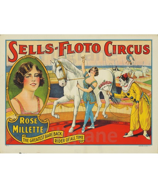 FLOTO CIRCUS Riik-POSTER/REPRODUCTION  d1 AFFICHE VINTAGE Comparez plus de prix