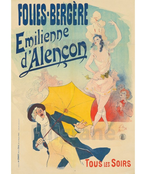 FOLIES BERGèRE CABARET Rjsx-POSTER/REPRODUCTION  d1 AFFICHE VINTAGE Toutes les collections ici