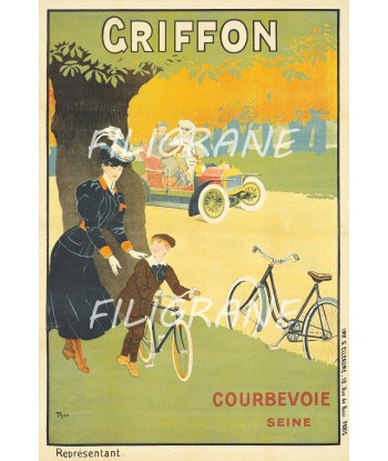 GRIFFON VéLO/CYCLES Rafa-POSTER/REPRODUCTION  d1 AFFICHE VINTAGE de la marque