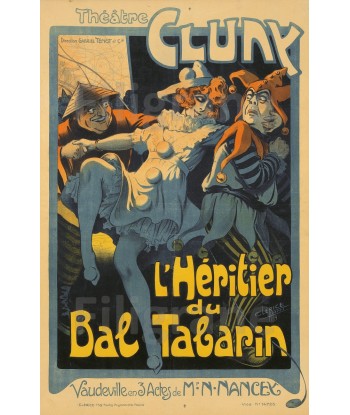 SPECTACLE HéRITIER du BAL TABARIN Ruzg-POSTER/REPRODUCTION  d1 AFFICHE VINTAGE s'inspire de l'anatomie humaine