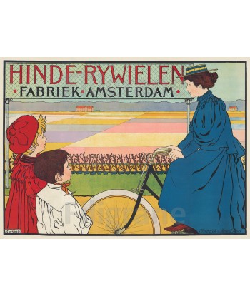 HINDE RYWIELEN VéLO Rrff-POSTER/REPRODUCTION  d1 AFFICHE VINTAGE france