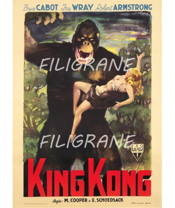 KING KONG FILM Rfpn-POSTER/REPRODUCTION  d1 AFFICHE VINTAGE basket pas cher