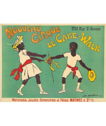 LE CAKE WALK CIRQUE Rifj-POSTER/REPRODUCTION  d1 AFFICHE VINTAGE france