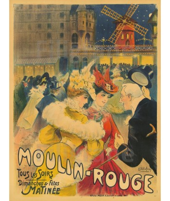 MOULIN ROUGE CABARET Rybh-POSTER/REPRODUCTION  d1 AFFICHE VINTAGE Le MVP de beaucoup