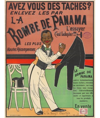 PUB BOMBE de PANAMA DéTACHANT Rnjr-POSTER/REPRODUCTION  d1 AFFICHE VINTAGE Comment ça marche