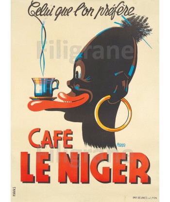 PUB CAFé LE NIGER Rpcb-POSTER/REPRODUCTION  d1 AFFICHE VINTAGE prix