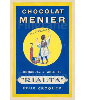 PUB CHOCOLAT MENIER Rfrv-POSTER/REPRODUCTION  d1 AFFICHE VINTAGE acheter