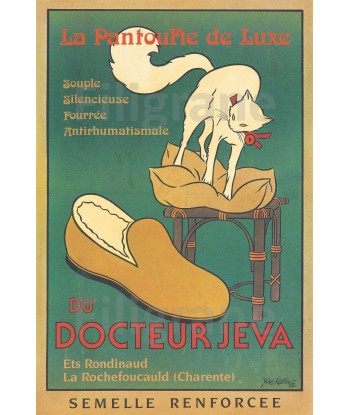 PUB DOCTEUR JEVA PANTOUFLE Rkra-POSTER/REPRODUCTION  d1 AFFICHE VINTAGE Venez découvrir notre 