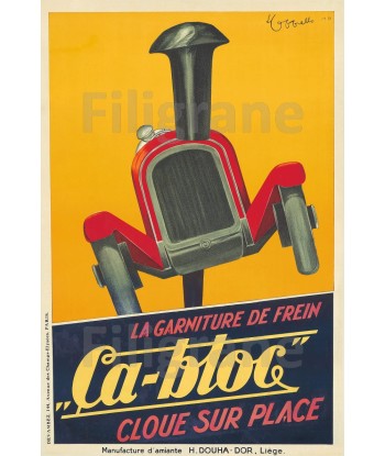 PUB FREIN çA BLOC Rvau-POSTER/REPRODUCTION  d1 AFFICHE VINTAGE vous aussi creer 