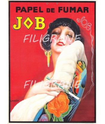 PUB JOB PAPEL de FUMAR Rmga-POSTER/REPRODUCTION  d1 AFFICHE VINTAGE Voir les baskets