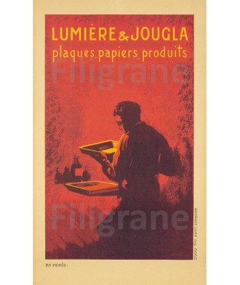 PUB LUMIèRE & JOUGLA PHOTO Rvex-POSTER/REPRODUCTION  d1 AFFICHE VINTAGE brillant des détails fins