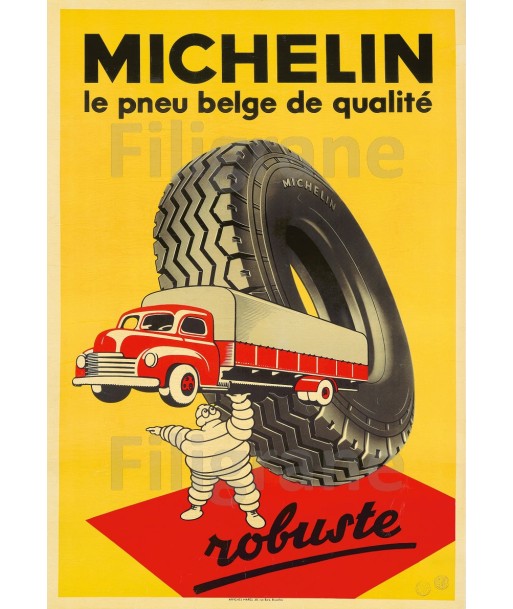 PUB MICHELIN PNEU CAMION Rznf-POSTER/REPRODUCTION  d1 AFFICHE VINTAGE shop