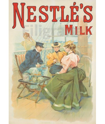 PUB NESTLé CHOCOLAT MILK Rlec-POSTER/REPRODUCTION  d1 AFFICHE VINTAGE commande en ligne