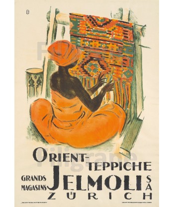 PUB ORIENT TEPPICHE JELMOLI Rkif-POSTER/REPRODUCTION  d1 AFFICHE VINTAGE acheter