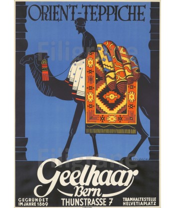 PUB ORIENT TEPPICHE Rblq-POSTER/REPRODUCTION  d1 AFFICHE VINTAGE l'évolution des habitudes 