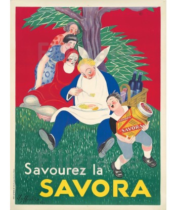 PUB SAVORA Rmpa-POSTER/REPRODUCTION  d1 AFFICHE VINTAGE solde