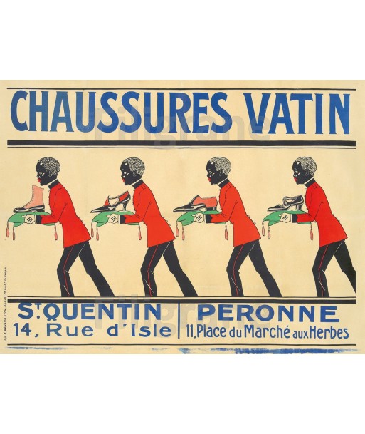 PUB VATIN CHAUSSURES Rvea-POSTER/REPRODUCTION  d1 AFFICHE VINTAGE Toutes les collections ici