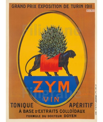 PUB ZYM VIN Rtus-POSTER/REPRODUCTION  d1 AFFICHE VINTAGE En savoir plus