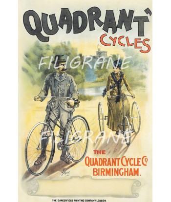 QUADRAN'T VéLO/CYCLES Rmvv-POSTER/REPRODUCTION  d1 AFFICHE VINTAGE 2024