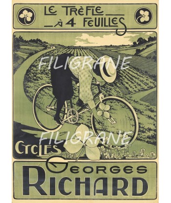 RICHARD VéLO/CYCLES Rcwi-POSTER/REPRODUCTION  d1 AFFICHE VINTAGE outlet