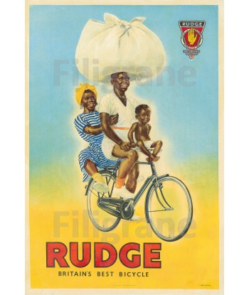 RUDGE VéLO/CYCLES Rgqs-POSTER/REPRODUCTION  d1 AFFICHE VINTAGE Economisez 