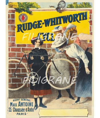 RUDGE WHITWORTH CYCLES Rbcr-POSTER/REPRODUCTION  d1 AFFICHE VINTAGE 50% de réduction en Octobre 2024