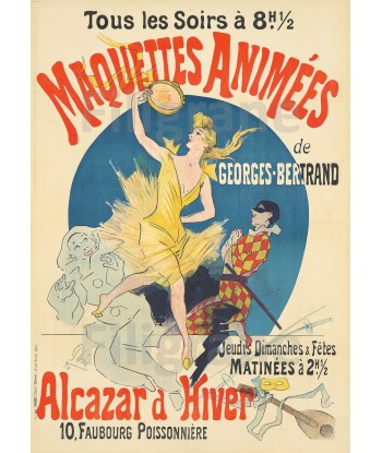 SPECTACLE ALCAZAR D'HIVER Rrfs-POSTER/REPRODUCTION  d1 AFFICHE VINTAGE Venez découvrir notre 