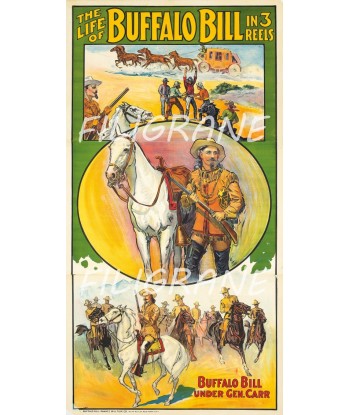 SPECTACLE BUFFALO BILL Ruyw-POSTER/REPRODUCTION  d1 AFFICHE VINTAGE commande en ligne