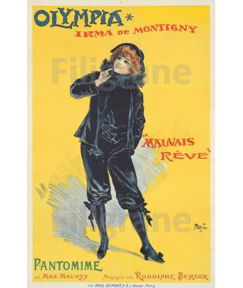 SPECTACLE IRMA de MONTIGNY Rean-POSTER/REPRODUCTION  d1 AFFICHE VINTAGE Comparez et commandez 