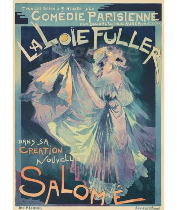 SPECTACLE LOÏE FULLER SALOMé Rncx-POSTER/REPRODUCTION  d1 AFFICHE VINTAGE Voir les baskets