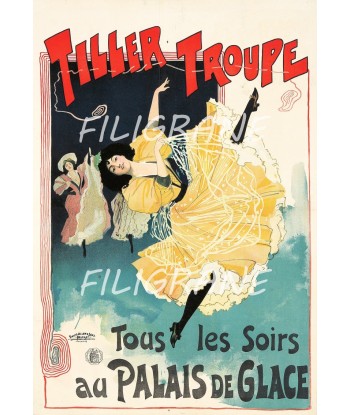 SPECTACLE TILLER TROUPE DANSE Rjvg-POSTER/REPRODUCTION  d1 AFFICHE VINTAGE livraison et retour toujours gratuits