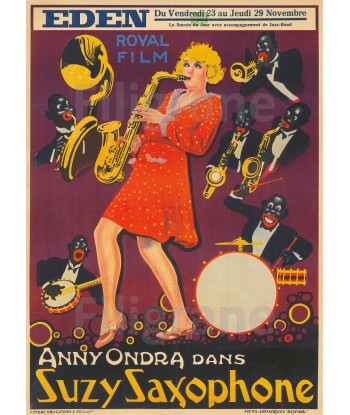 SUZY SAXOPHONE FILM Rwrh-POSTER/REPRODUCTION  d1 AFFICHE VINTAGE de votre