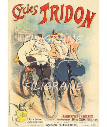 TRIDON VéLO/CYCLES Rzjs-POSTER/REPRODUCTION  d1 AFFICHE VINTAGE meilleur choix