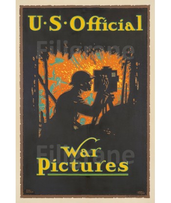 US OFFICIAL WAR PICTURES Rzat-POSTER/REPRODUCTION  d1 AFFICHE VINTAGE pas chere