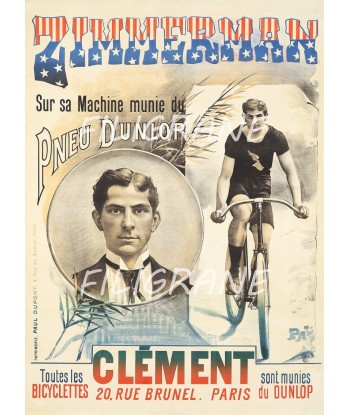 ZIMMERMAN CYCLISME Roaa-POSTER/REPRODUCTION  d1 AFFICHE VINTAGE Les êtres humains sont 